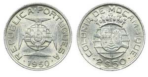 Mozambique - 2$50 1950                       ... 