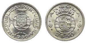 Angola - 2$50 1956                           ... 