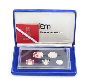 Macau - 5 coins 10, 20, 50 Avos, 1, 5 ... 