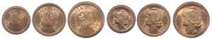 Cape Verde - 3 coins 5, 10, 20 Centavos 1930 ... 