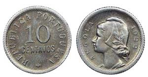 Angola - 10 Centavos 1922                    ... 