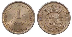 Mozambique - 1$00 1968, Prova                ... 