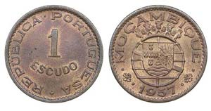 MoZambique - 1$00 1957                       ... 