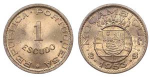 Mozambique - 1$00 1953                       ... 