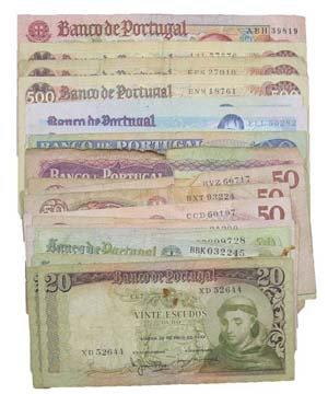 Paper Money - Portugal - 28 expl. 20$, 50$, ... 