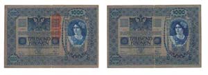 Paper Money - Austria 1000 Kronen 1902       ... 