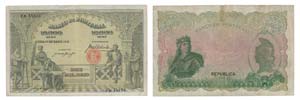 Paper Money - Portugal 10.000 Réis ch. 4 ... 