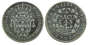 Angola - D. Maria I and D. Pedro III - 4 ... 