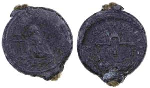 Malta - Seal from document from Emmanuel de ... 