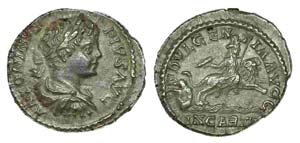 Roman Empire - Caracala - Denarius nd        ... 