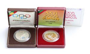 Portugal - Republic - 2 coins 200$, 250$ ... 