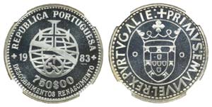 Portugal - Republic - 750$00 1983            ... 