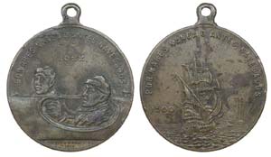 Medal - Comemorativa da 1ª Travessia Aérea ... 