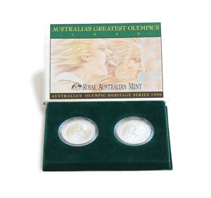 Australia - 2 coins 10 Dollars 1956          ... 