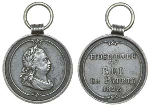 Portugal - Medal - Fidelidade ao Rei e à ... 