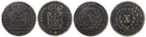 Portugal - D. Miguel I - 2 coins  X Réis ... 