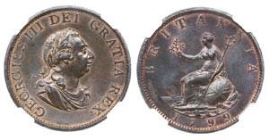 Great Britain - 1/2 Penny 1799 OHO           ... 