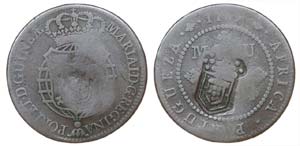 Angola - D. Maria II - 1/2 Macuta 1789, D.M ... 
