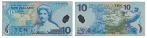 Paper Money - New Zealand 10 Dollars (20)06  ... 
