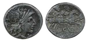 Roman Republic - L. Cupiennius - Denarius nd ... 
