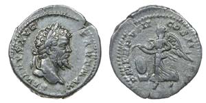 Roman Empire - Septimius Severus - Denarius ... 