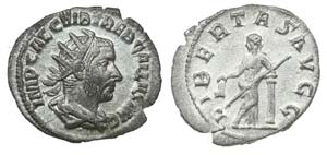 Roman Empire - Trebonianus Gallus - Denarius ... 