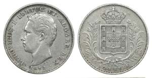 Portugal - D. Luís I - 500 Réis 1872, ... 