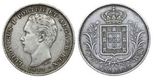 Portugal - D. Luís I - 500 Réis 1877       ... 