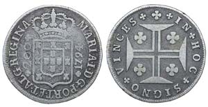 Portugal - D. Maria I - 12 Vinténs 1794     ... 
