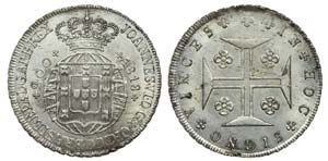 Portugal - D. João VI - 12 Vinténs 1818    ... 