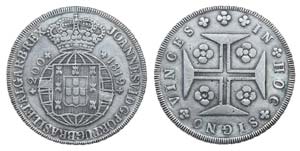 Portugal - D. João VI - 12 Vinténs 1819    ... 