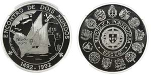 Portugal - Republic - 1000$00 1992           ... 