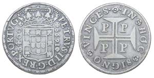 Portugal - D. Pedro II - Cruzado 1698 P      ... 