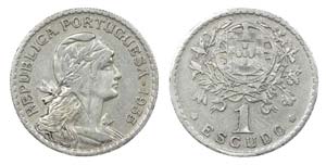 Portugal - Republic - 1$00 1935              ... 