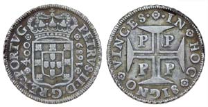 Portugal - D. Pedro II - Cruzado 1689 P      ... 