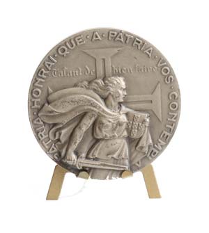 Medal - 1º Centenário da Escola Naval 1945 ... 