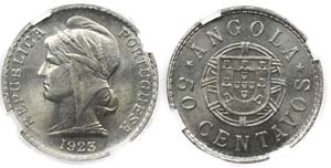 Angola - 50 Centavos 1923                    ... 