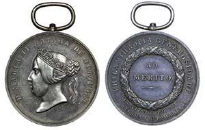 Medal - D. Maria II - Philanthropia . ... 