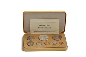Cook Islands- 8 coins 1 Cent to 5 Dollars ... 