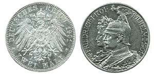 Germany - Prussia - 2 Mark 1901 A            ... 
