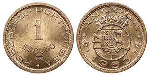 Angola - 1$00 1963, Prova                    ... 