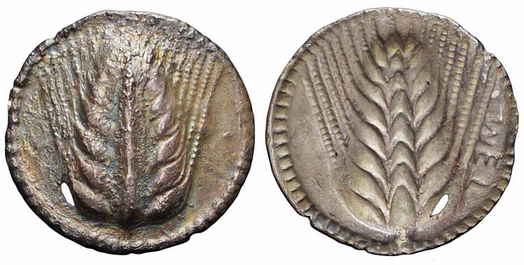 Lucania, Metaponto, Nomos, 540-510 ... 