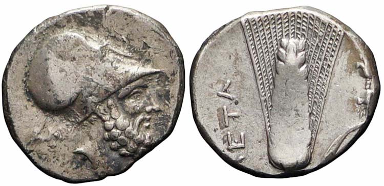 Lucania, Metaponto, Nomos, 340-330 ... 