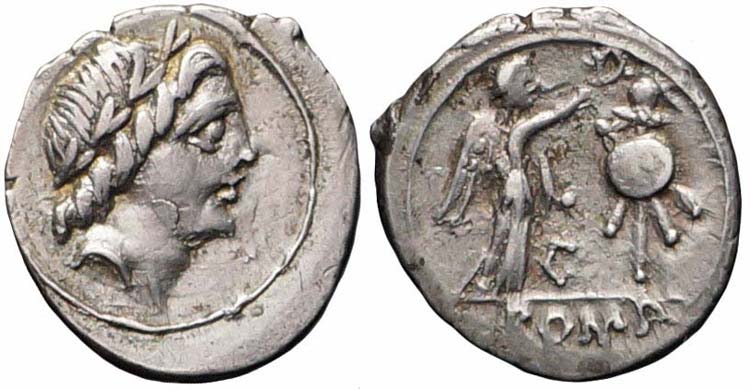 Roma, Quinario, 81 a.C., Ag (1.88g ... 
