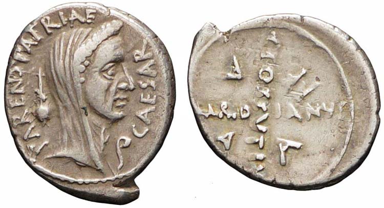 Roma, C. Iulius Caesar, Denario, ... 