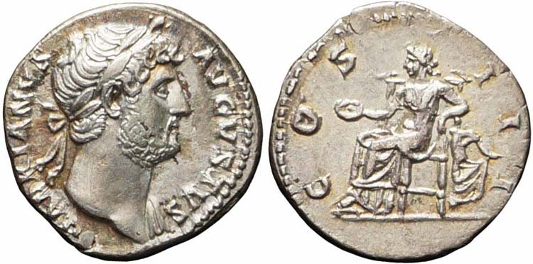 Roma, Adriano, Denario, 125-128, ... 
