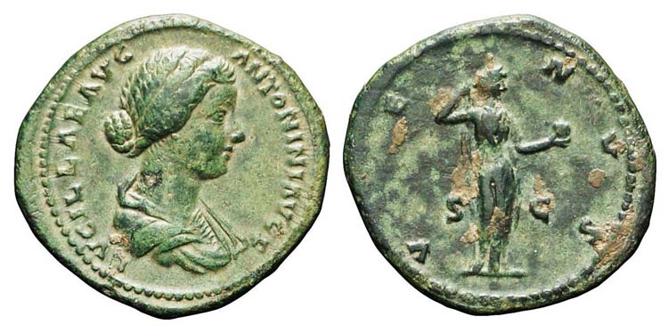 Roma, Lucilla, Asse, 164-169, AE ... 
