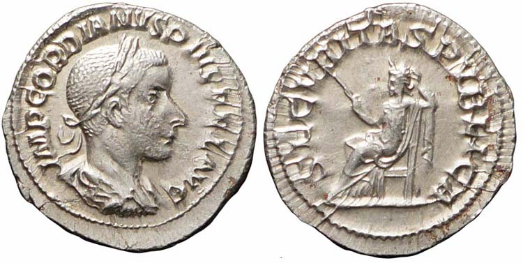 Roma, Gordiano III, Denario, 240, ... 