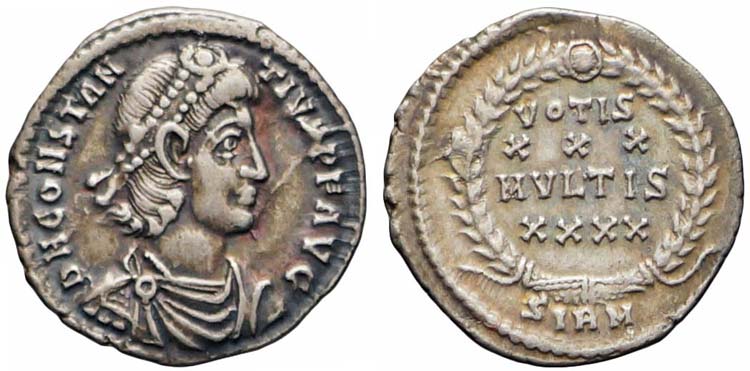 Sirmium, Costanzo II, Siliqua ... 