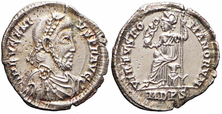 Milano, Eugenio, Siliqua, 393-394, ... 